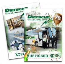 Reisekatalog mit Reiseangeboten von Dietsche Reisen aus Stühlingen