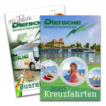 Reisekatalog mit Reiseangeboten von Dietsche Reisen aus Stühlingen